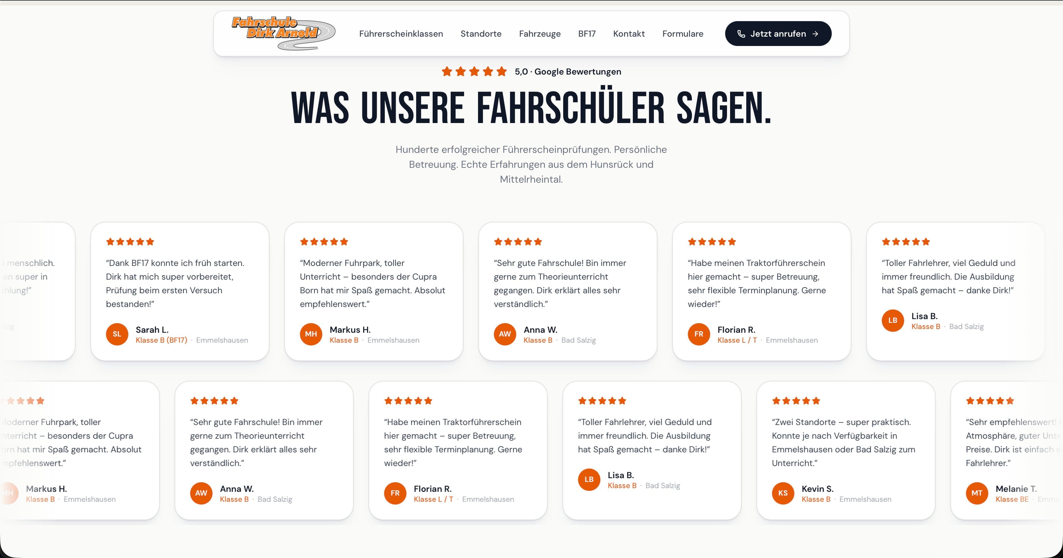 Projekteinblick 4 — Fahrschule Dirk Arnold
