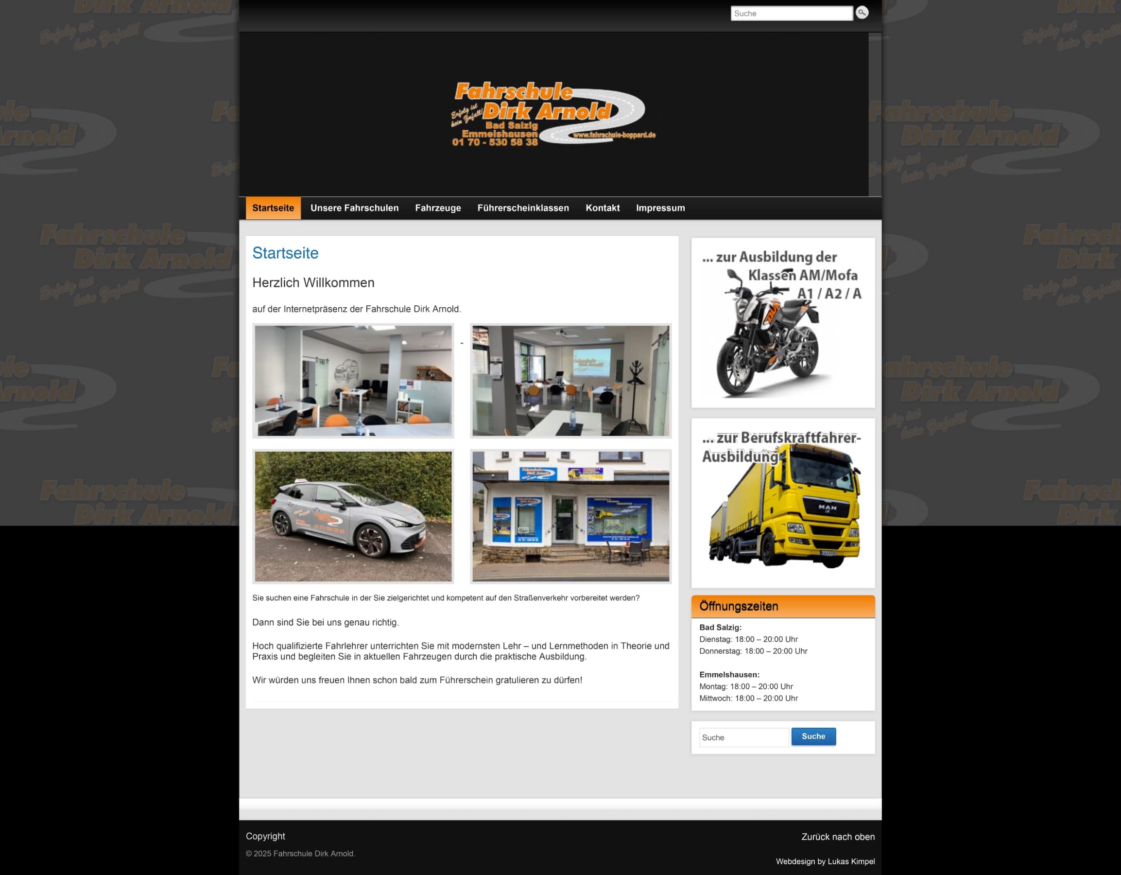 Alte Website — Fahrschule Dirk Arnold